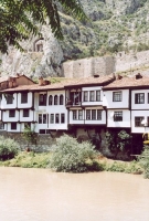 Traditional Ottoman Architecture  houses in Amasya City.